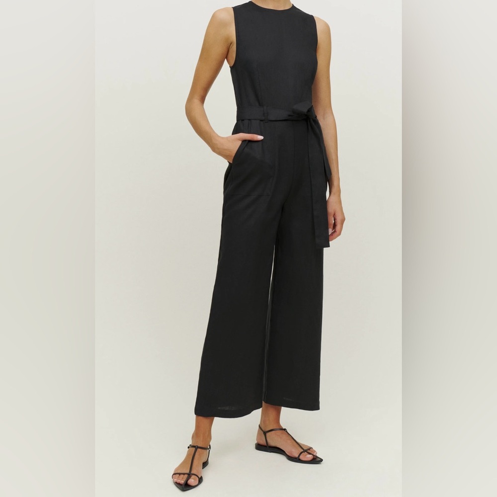 Reformation Naomi Linen Jumpsuit